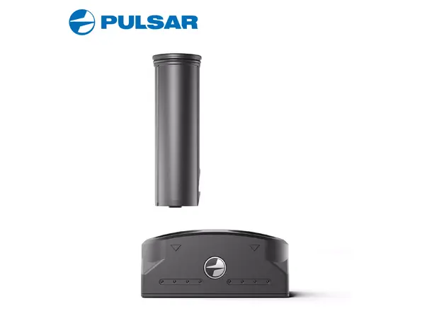 Pulsar batterilader for APS2 og APS3 Batterilader for 2 stk APS batterier. 