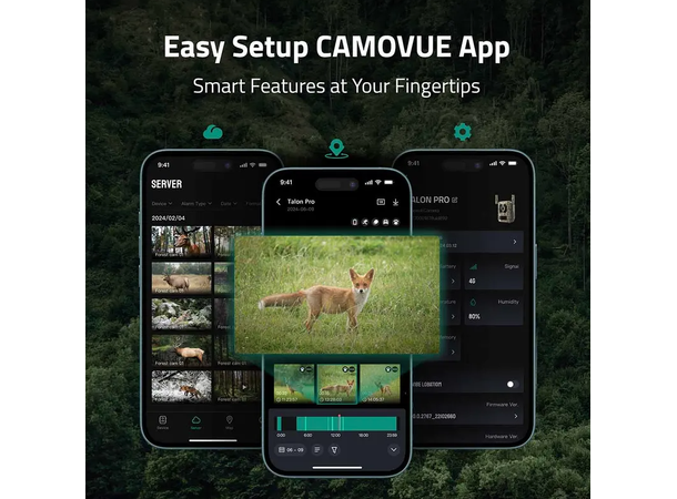 Reolink Camovue Talon Pro 4K Ai, 4K, flere batteriløsninger, SIM 
