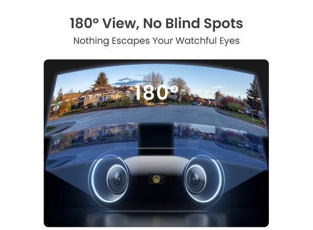 Reolink Elite Wifi Smart 8MP Dual-Lens 180° Panoramic, Ai deteksjon 