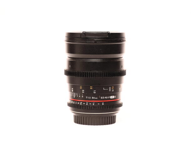 Samyang 24mm T1.5 ED AS IF UMC II BRUKT BRUKT, Meget god,For Nikon 