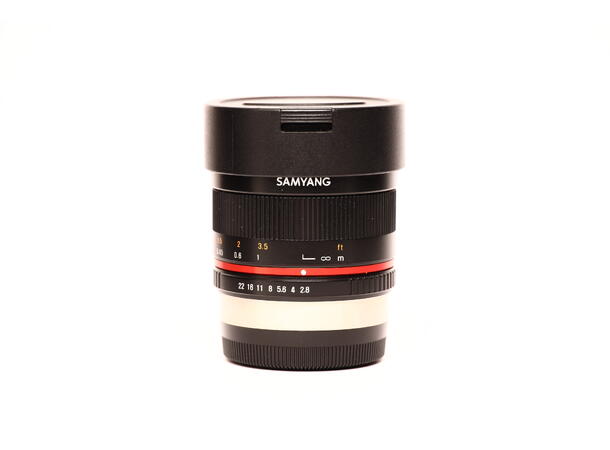 Samyang 8mm f/2.8 Fish-Eye II UMC BRUKT BRUKT, Se beskrivelse, For Fujifilm X 