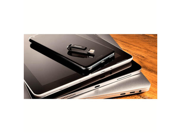 SanDisk Ultra 128GB minnepenn USB Dual Drive 