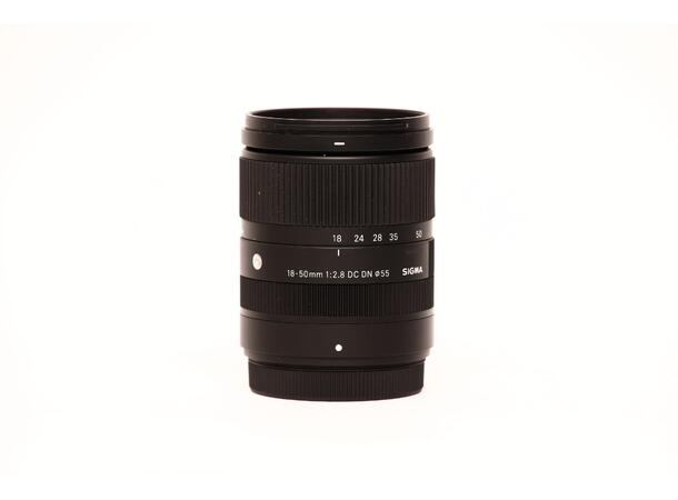 Sigma 18-50mm 1:2.8 DC DN, BRUKT BRUKT, Se beskrivelse, for L-mount 