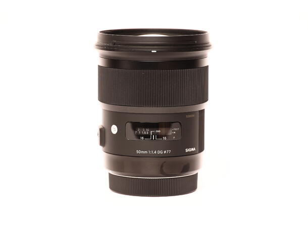 Sigma 50mm f/1.4 DG Art, BRUKT BRUKT, Se beskrivelse, for Canon EF 