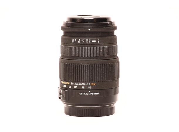 Sigma DC 50-200mm 1:4-5.6 HSM OS, BRUKT BRUKT, Se beskrivelse, for Canon EF-S 