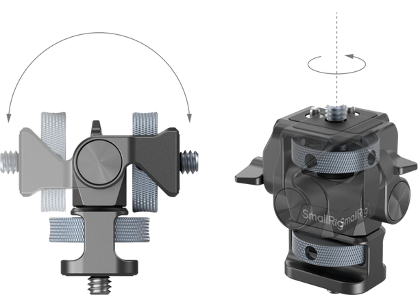 SmallRig 4886 Swivel and Tilt Mount Monitormount med lett justering 