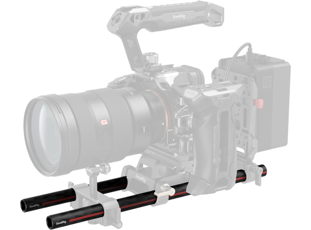 SmallRig 5212 Carbon fiber 15mm Rods 2 stk 15mm rods for Smallrig, 30cm 