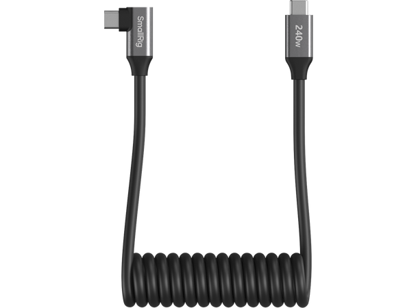 SmallRig 5730 USB-C Data Cable Coiled Straight to Angled 
