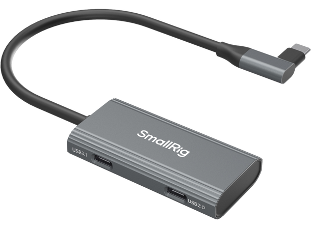 Smallrig 4598 USB-C Hub 4-in-1 m/audio For bruk med telefon 