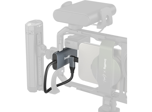 Smallrig 4598 USB-C Hub 4-in-1 m/audio For bruk med telefon 