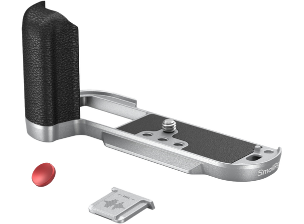 Smallrig 4713 grep til Fujifilm X-T50 Silikongrep og ARCA-design, Sølv 