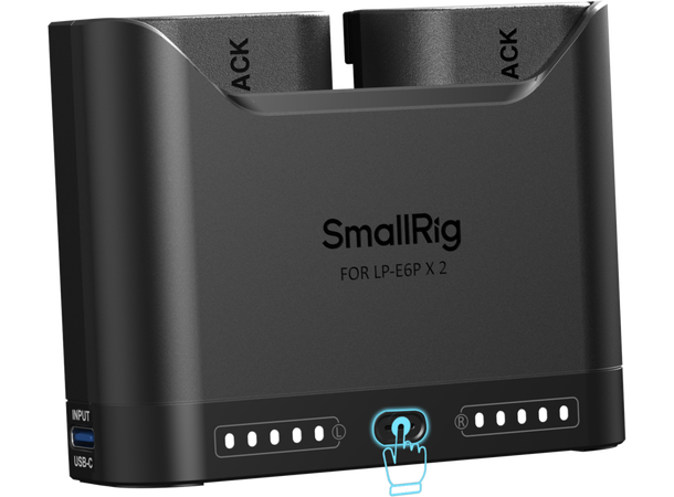 Smallrig 5485 Turbo Charge Kit LP-E6P Turbo Charging Kit for Canon LP-E6P 