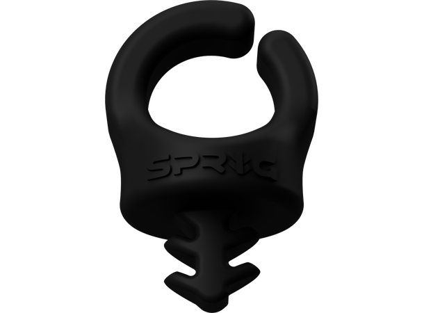 Sprig Cable Management 3/8", 3-pakke Superpraktisk organisering, Sort farge 