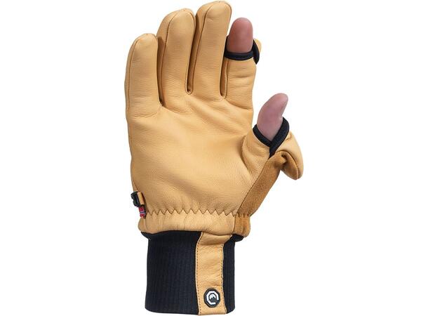 Vallerret Hatchet Fotohanske Brun M Klassisk, stilren fotohanske i lær 