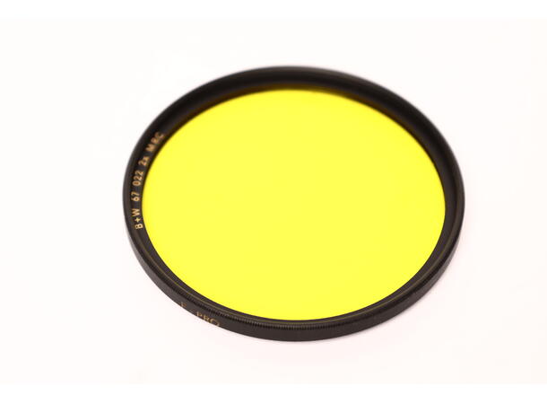 B+W 67mm 022 2x Yellow Filter BRUKT BRUKT, Se beskrivelse 