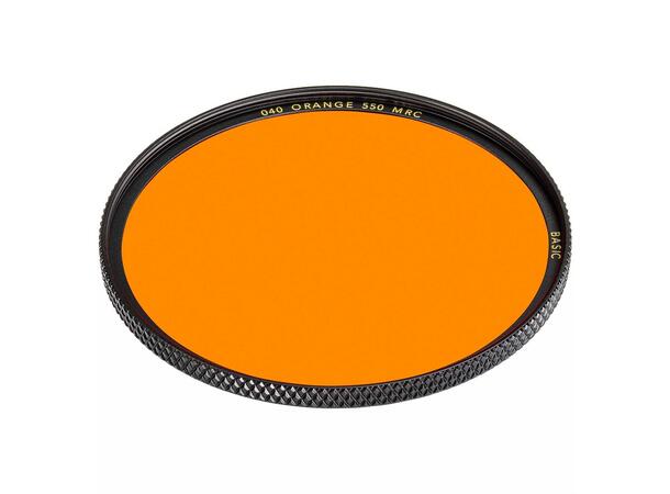 B+W Orange 77mm 550 MRC Basic Oransje filter for S/H fotografering 