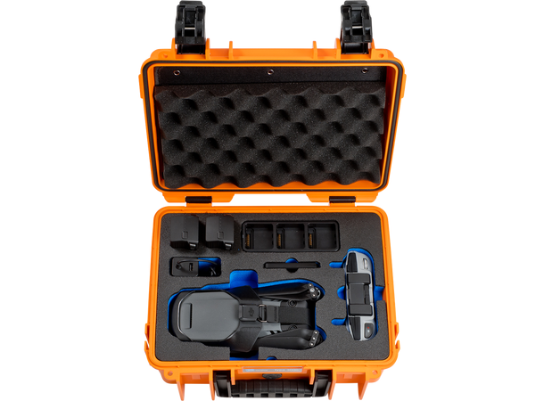 B&W Outdoor Cases Type 3000, Orange for DJI Mavic 3, 3 PRO, 3 Fly More Combo