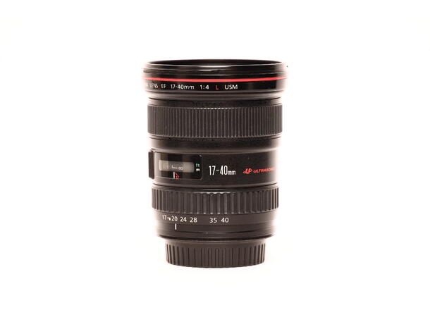 Canon EF 17-40mm f/4 L USM BRUKT BRUKT, Se beskrivelse 