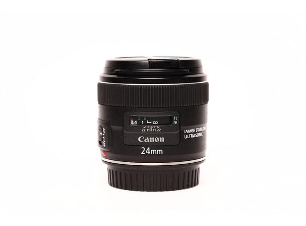 Canon EF 24mm f/2.8 IS USM BRUKT BRUKT, Se beskrivelse