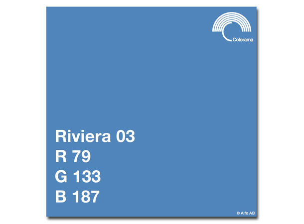 Colorama 2.72X11M Riviera Papirbakgrunn 2,72m bred 