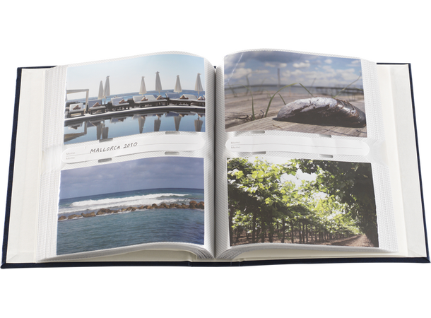 Focus Eterna Super 200 10x15 Blå Fotoalbum 200 bilder, innstikk 