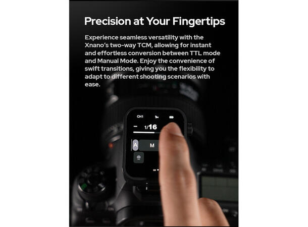 Godox X3 Xnano TTL Wireless Trigger F Trådløs Blits utløser for Fujifilm