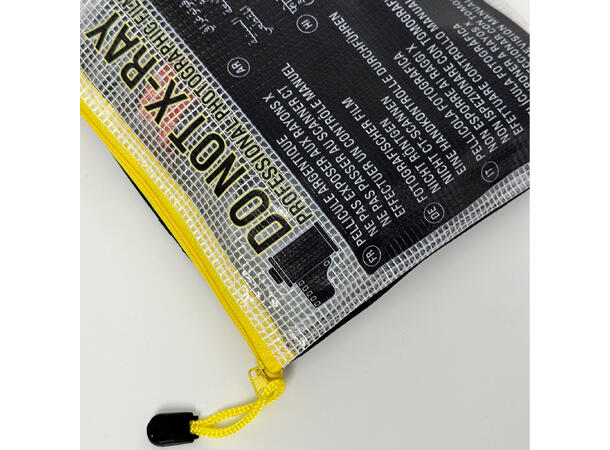 Handcheckfilm 120 Travel Set V2 Do Not X-Ray Bag + 3200ISO Stickers 