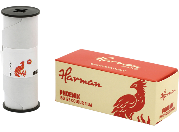 Harman Phoenix I ISO 125 120 Negativ fargefilm, 125 ASA, 120-film 