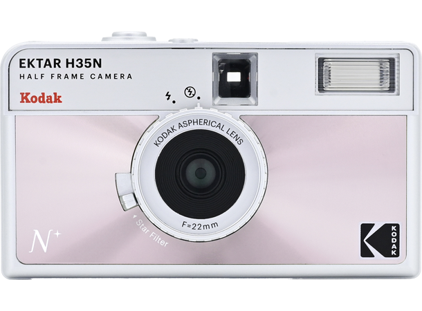 Kodak EKTAR H35N Half Frame Rosa Analogt kamera som skyter half frame