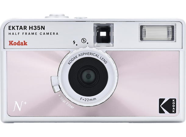 Kodak EKTAR H35N Half Frame Rosa Analogt kamera som skyter half frame 
