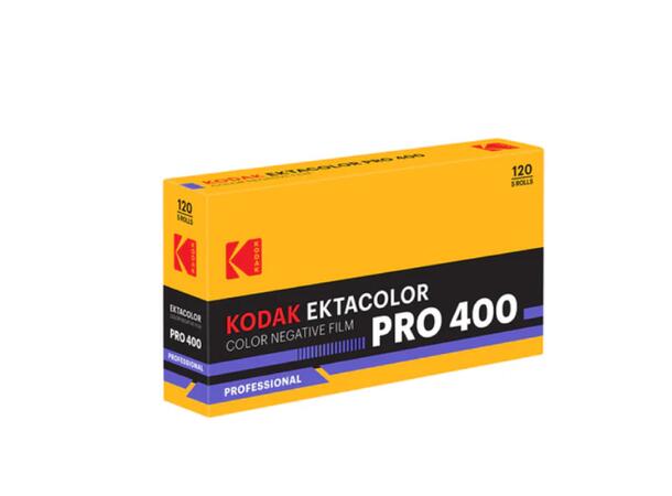Kodak Ektacolor Pro 400 120 5-pakning 120-film, 400 ASA, 5 ruller 