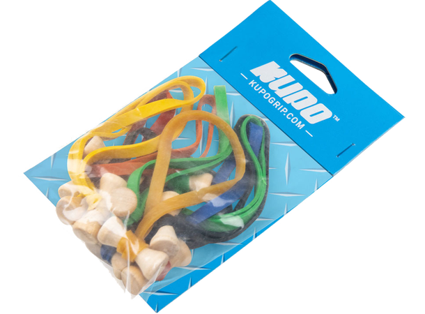 Kupo Elastic Cable tie 5" 10pcs Mixed color 