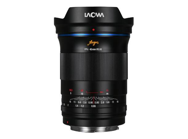 Laowa Argus 45mm f/0.95 FF Nikon Z Svært lyssterkt objektiv for Nikon Z 