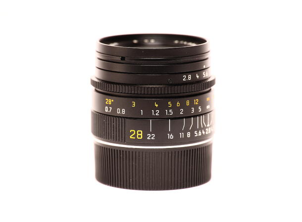 Leica Elmarit-M 1:2.8/28 BRUKT Versjon 11606, BRUKT, Se beskrivelse 