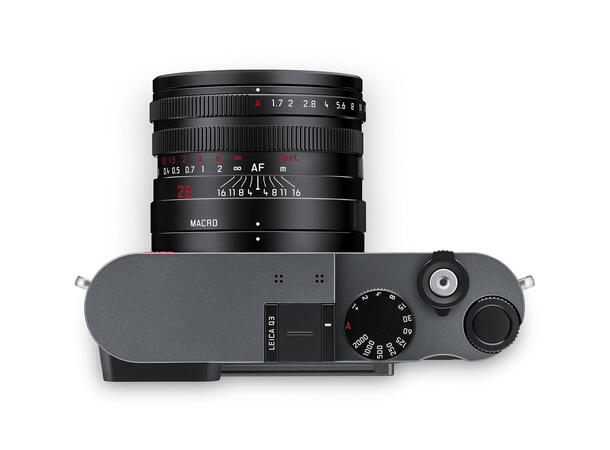 Leica Q3, Metal Gray Paint 60mp fullformatsensor med 28mm f/1.7 