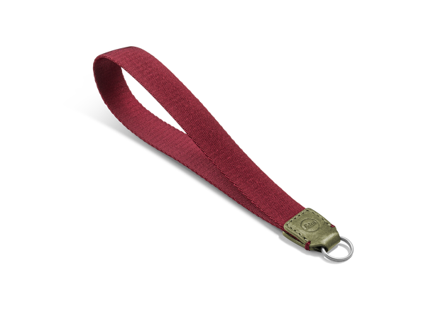 Leica håndleddsreim, D-Lux 8 Burgunder Flott Håndleddsreim i stoff 
