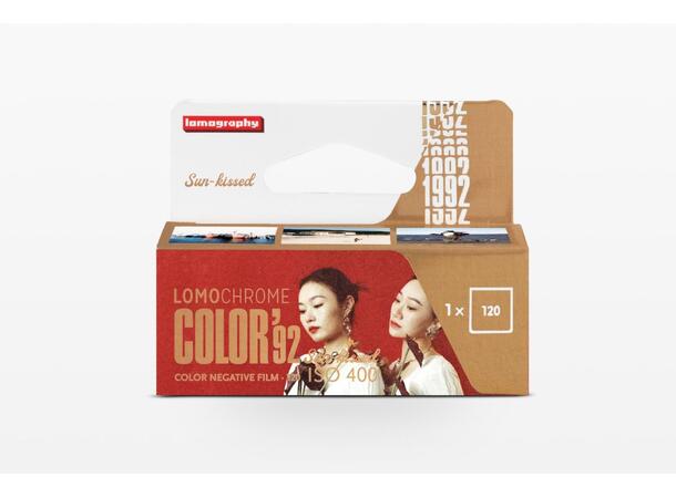 Lomography Color 92 Sun-kissed 120 ISO/ASA 400. 120 negativ fargefilm 