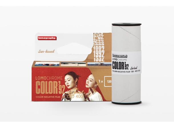 Lomography Color 92 Sun-kissed 120 ISO/ASA 400. 120 negativ fargefilm 