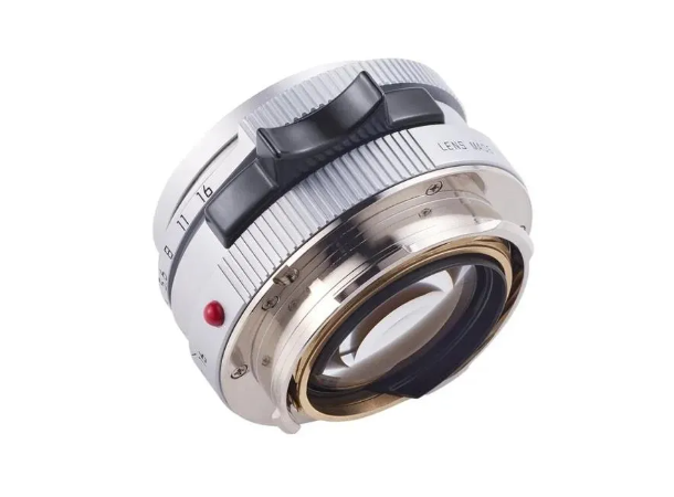 Mandler 35mm f/2 Silver Brass 7 elements, Messing 