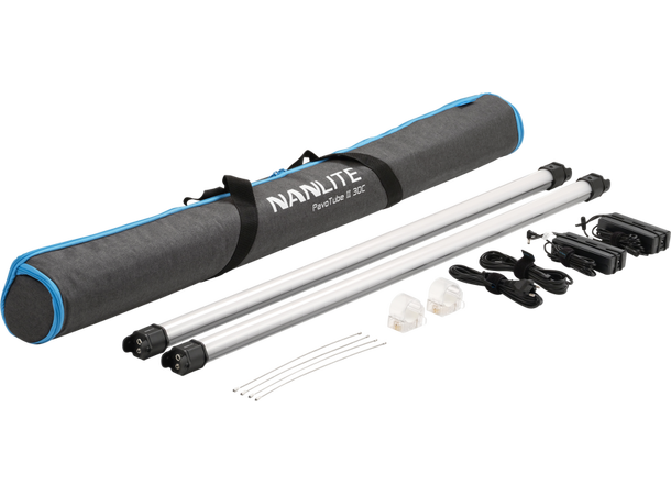 NanLite Pavotube II 30C LED RGBWW 2 Light Kit 