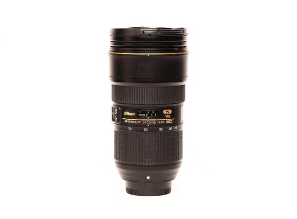 Nikon AF-S 24-70mm 1:2.8E VR ED BRUKT BRUKT, Se beskrivelse 
