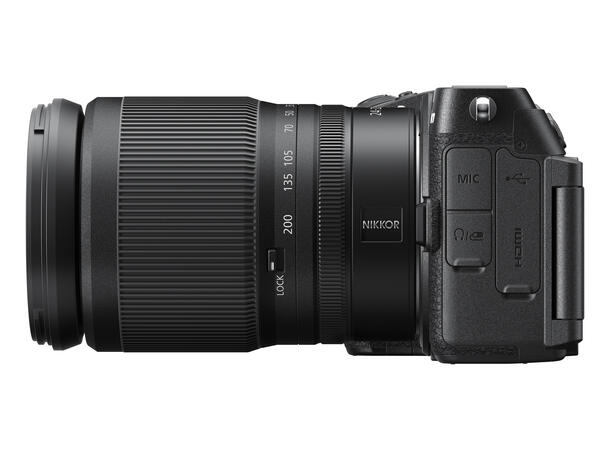 Nikon Z5IIc med Z 24-200mm f/4-6, Sort 24,5MP Fullformat EXPEED 7 