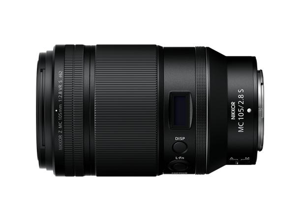 Nikon Z MC 105mm f/2.8 VR + F-STOP sekk Stabilisert makroobjektiv for Nikon Z 