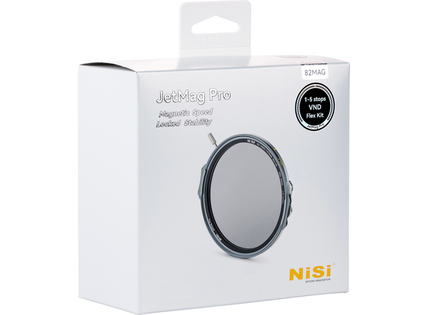 Nisi JetMag Pro VND 1-5 Stop Flex Kit Magnetisk Variabelt ND filterpakke 