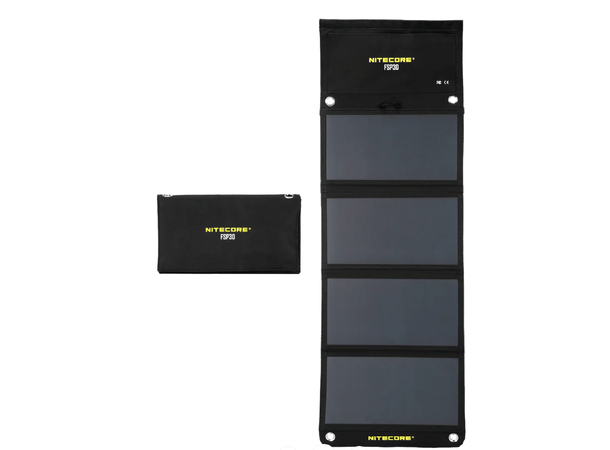 Nitecore FSP30 30W Brettbart Solpanel 30W, 1x USB-C, 2xUSB-A, kompakt 