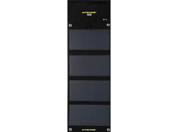Nitecore FSP30 30W Brettbart Solpanel 30W, 1x USB-C, 2xUSB-A, kompakt 