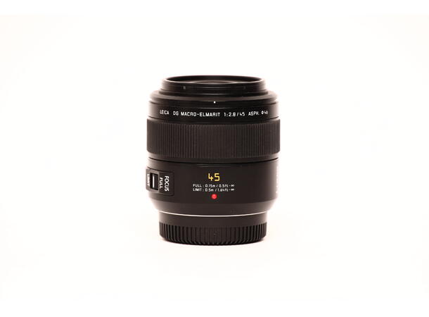 Panasonic Leica DG 45mm 1:2.8 ASPH BRUKT BRUKT, Se beskrivelse 
