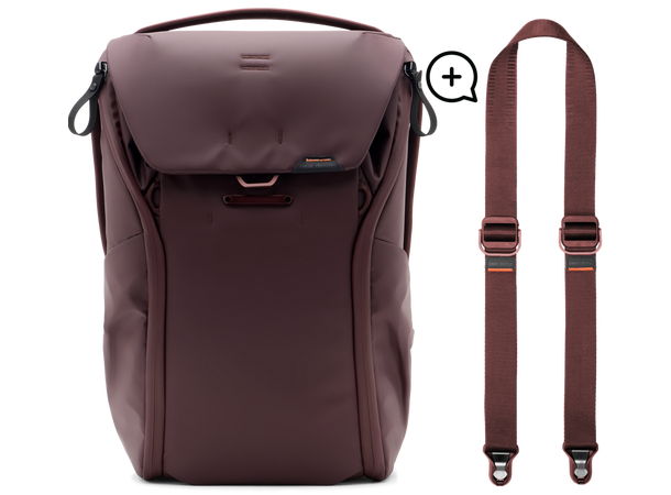 Peak Design Everyday Backpack 20L + Reim Inkludert Slide Lite - 20L Eclipse 