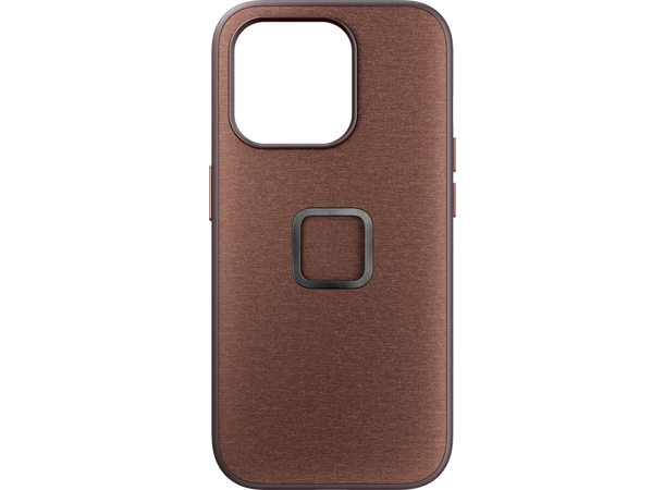 Peak Design Mobile Everyday Fabric Case iPhone 15 Pro - Redwood v2
