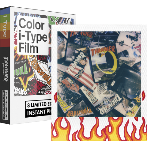 Polaroid I-Type Thrasher Edition Fargefilm for Polaroid I-Type kamera